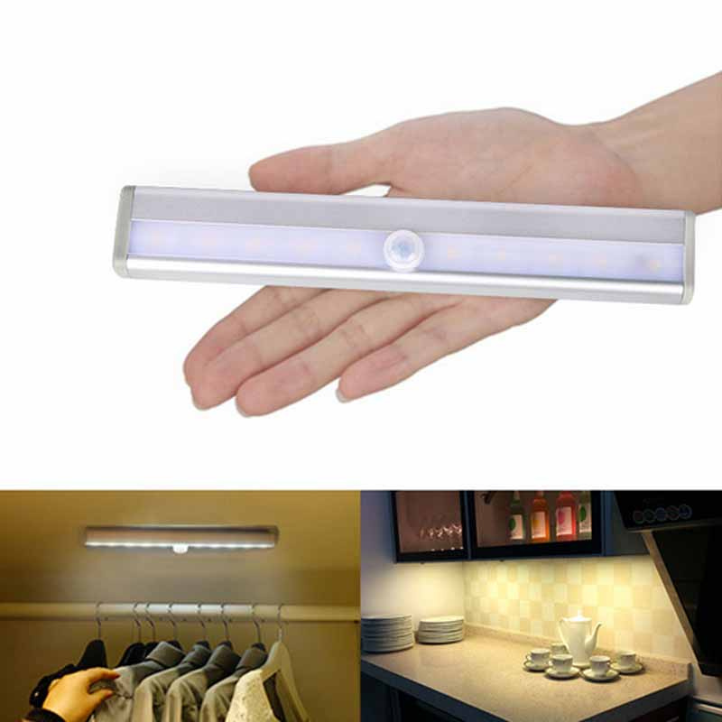Rechargeable Sensor LED Wall Lights Aluminum Step Lights Cabinet Lights