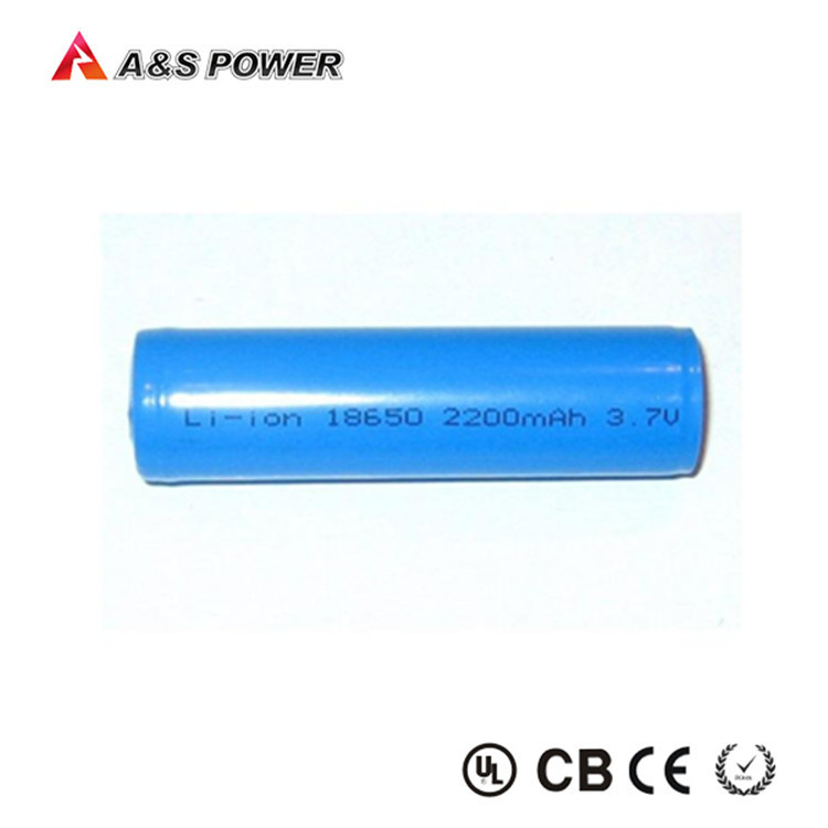 OEM Rechargeable 18650 3.7V 2200mAh Lithium Battery