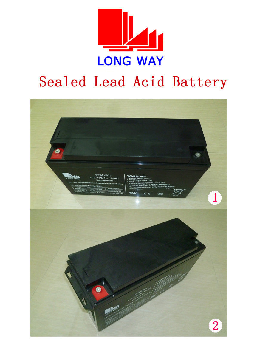 12V150ah Gel Storage/Deep Cycle Battery for Solar System