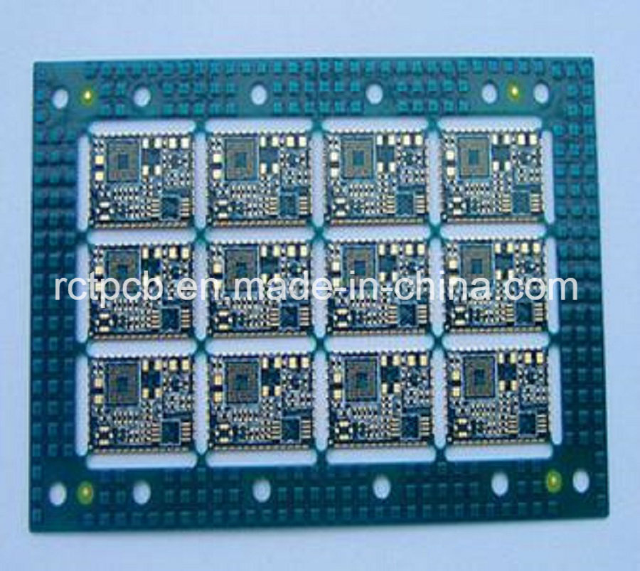 6 Layer Blue PCB with Half Holes