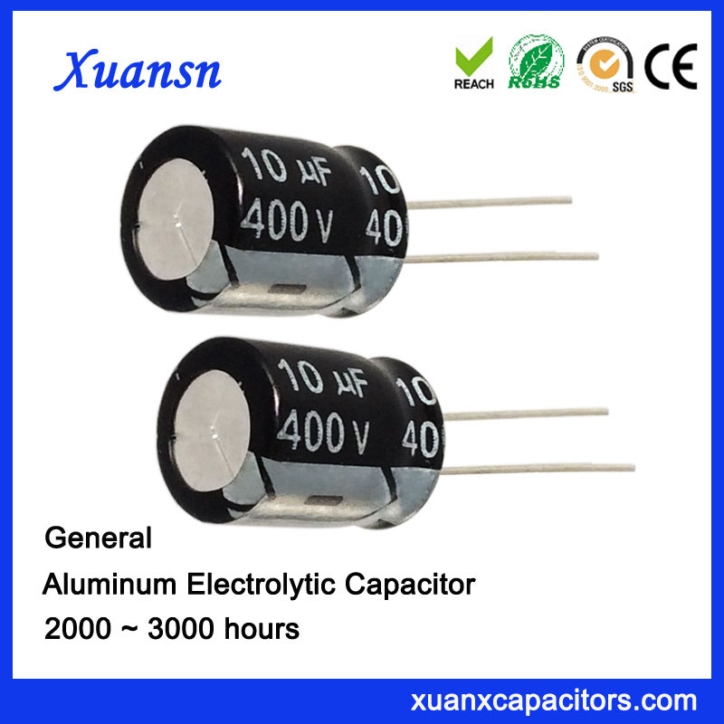 High Voltage 400V 10UF Capacitor Electrolytic