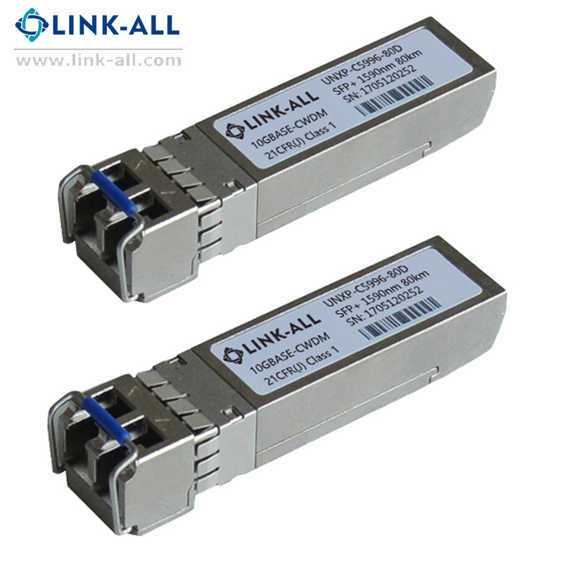 3.3V 1590nm up to 80km CWDM SFP Transceiver Module