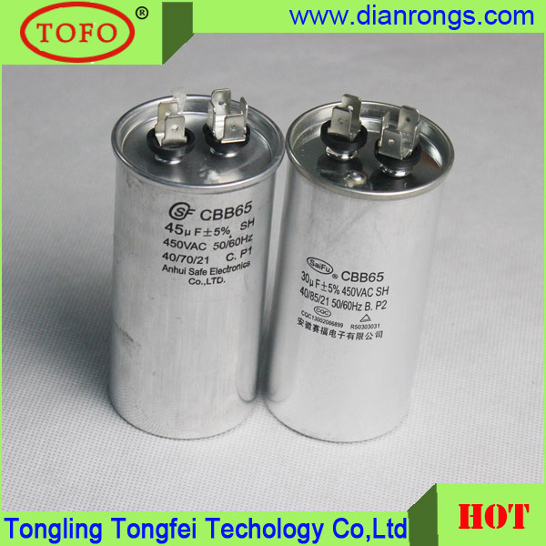 Cbb65 AC Motor Capacitor - Starting & Running Capacitor