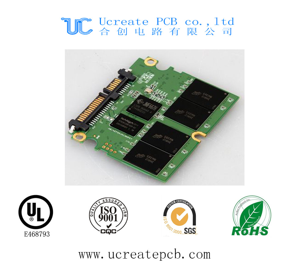 1.6mm PCB for USB Charger with Green Solder Mask