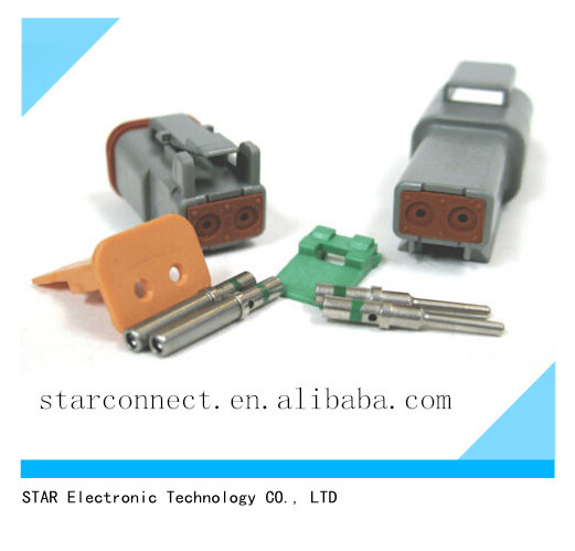 Waterproof Auto Dt Deutsch Connector Dt04-2p