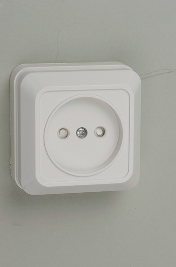 Surface Mounted Wall Socket with Protection