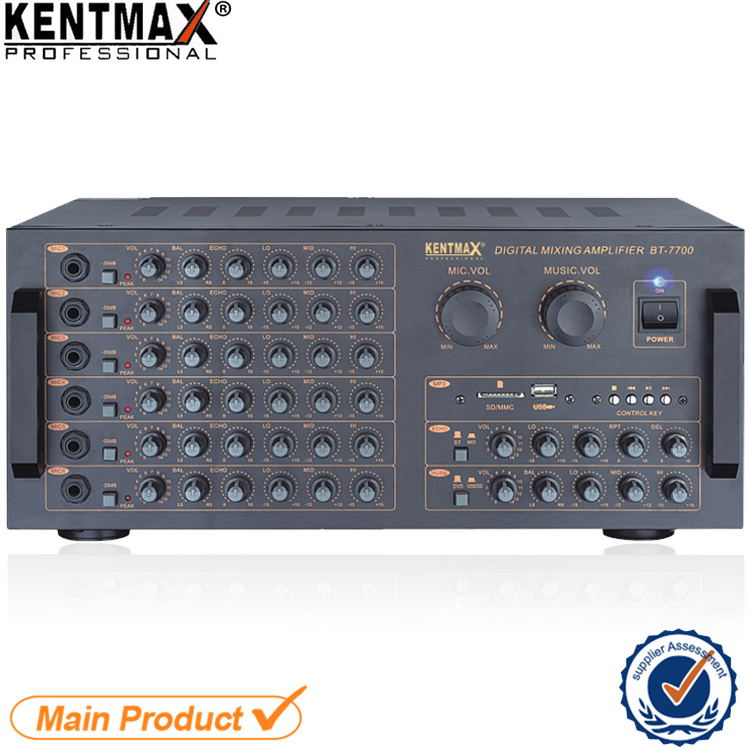 USB/SD Supported Professional Stereo Iron Panel Power Amplifier
