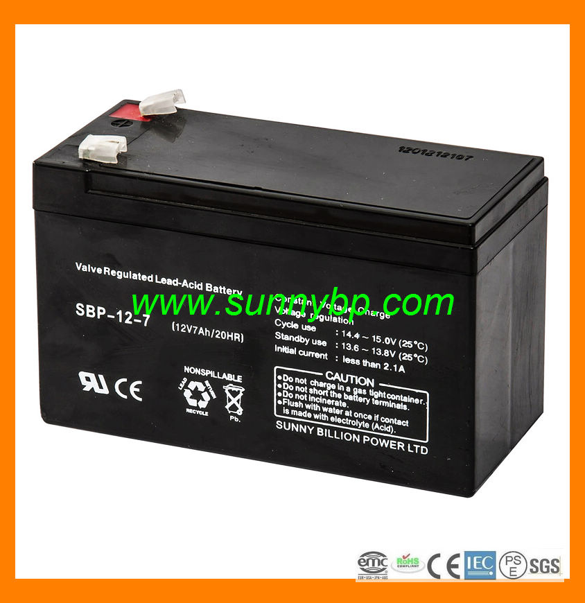 New 12V/7ah Deep Cycle Solar Battery Maintenance Free