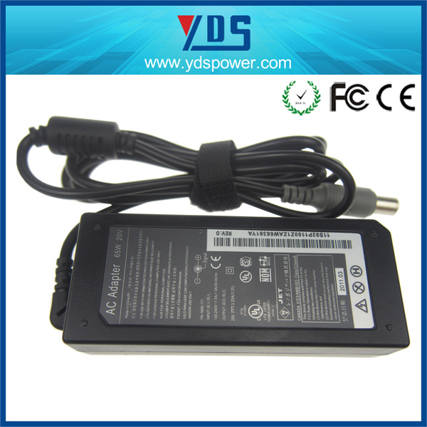 Laptop AC DC Power Adapter for IBM 20V 3.25A 7.9*5.5