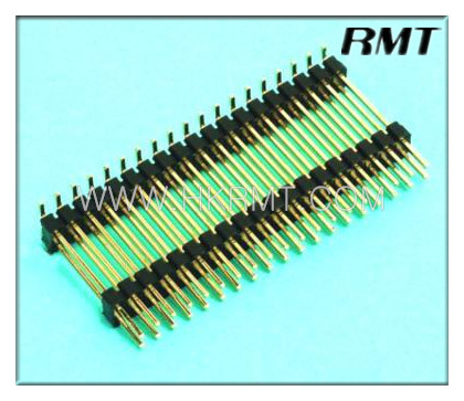 Pin Header 1.27 Double Double Plastic SMT