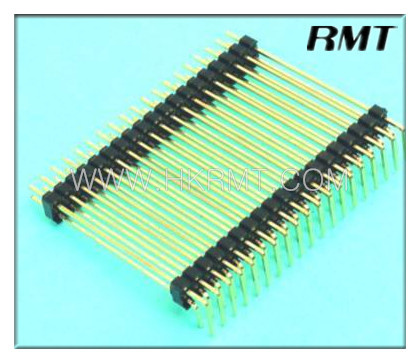Pin Header 2.00mm Double Double Plastic 90 Degree