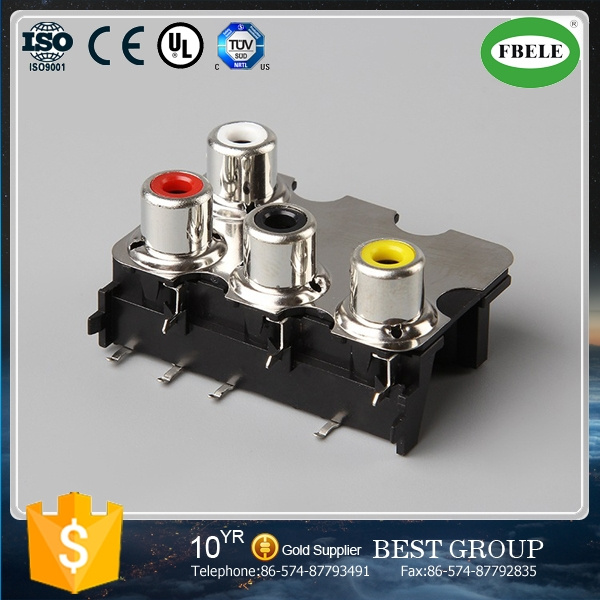 New Product RCA Lotus AV Socket