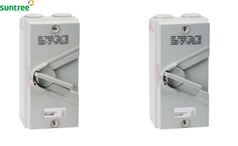 Waterproff Industrial Switchgear Series Stf