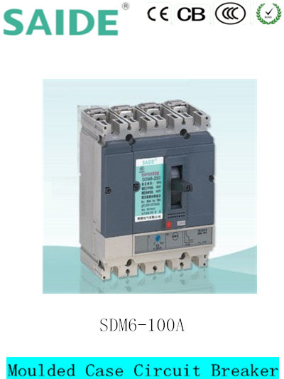 Low Voltage 100 a Moulded Case Circuit Breaker MCCB