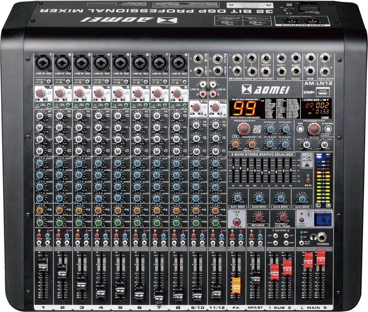Special New Design Bigger Mixer Ln Series Power Amplifier