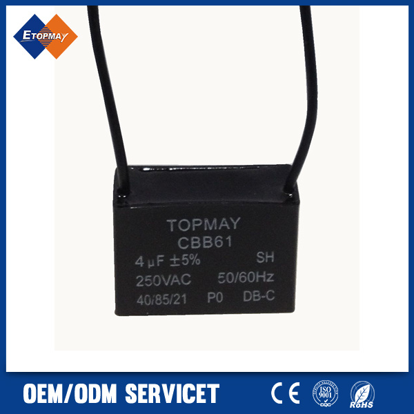 Fan Capacitor Cbb61 4UF 250VAC