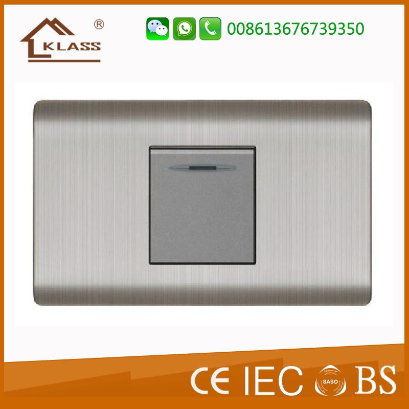 Wenzhou Manufacturer 1 Lever 1 Way Push Button Switch
