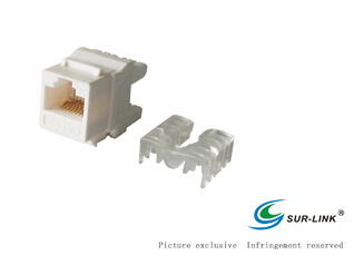 UTP Cat. 6A Keystone Jack 180 Degree (Short Type)