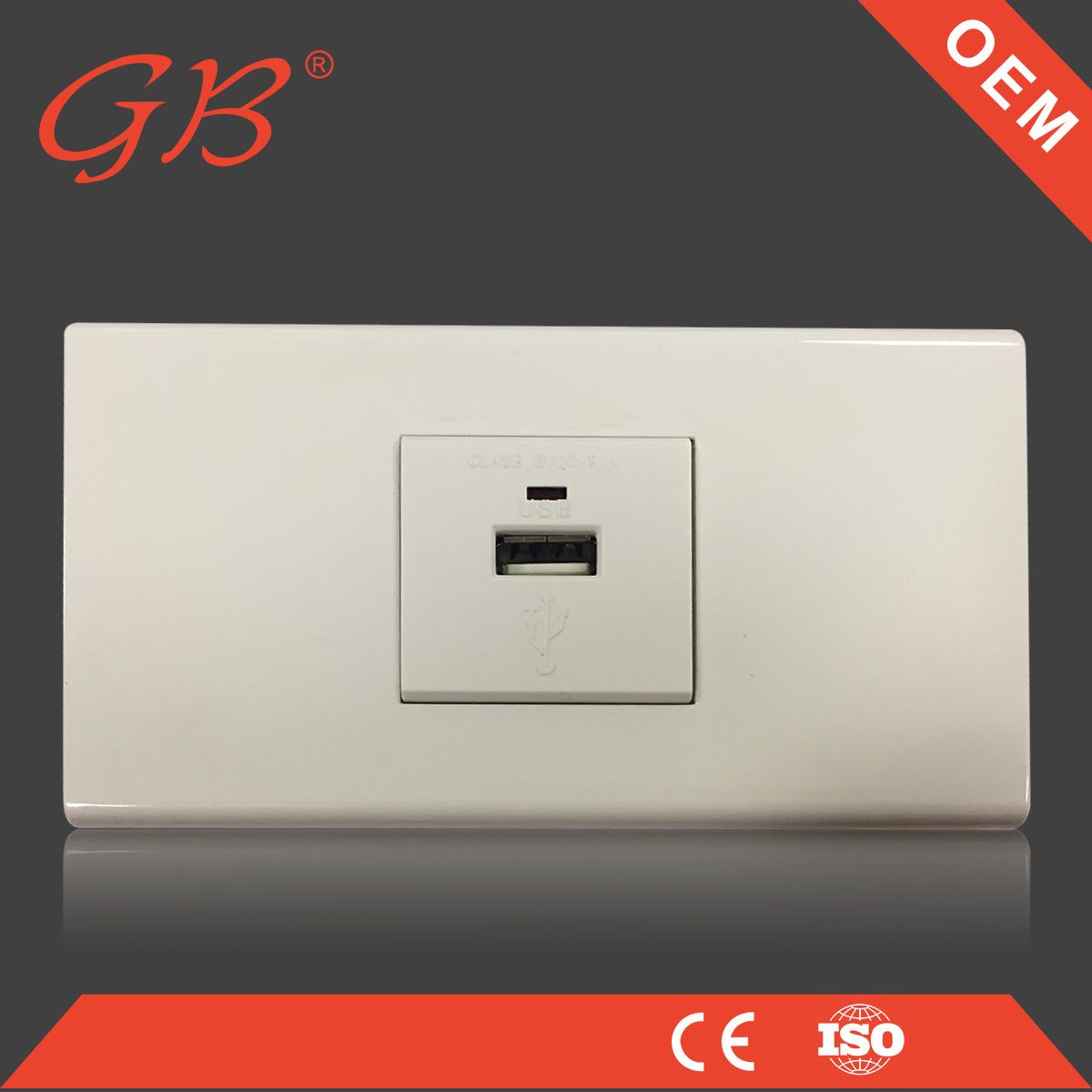 Electrical Wall Outlet Socket with USB Charger USB Socket