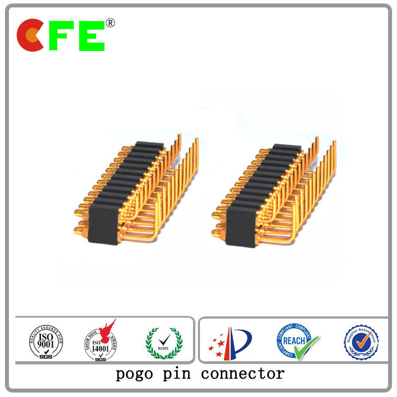 Customized 24pin Bending Spring Loaded Pogo Pin for Charge
