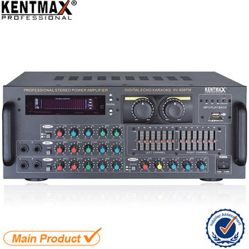 Professional Audio Power Amplifier with VFD Display