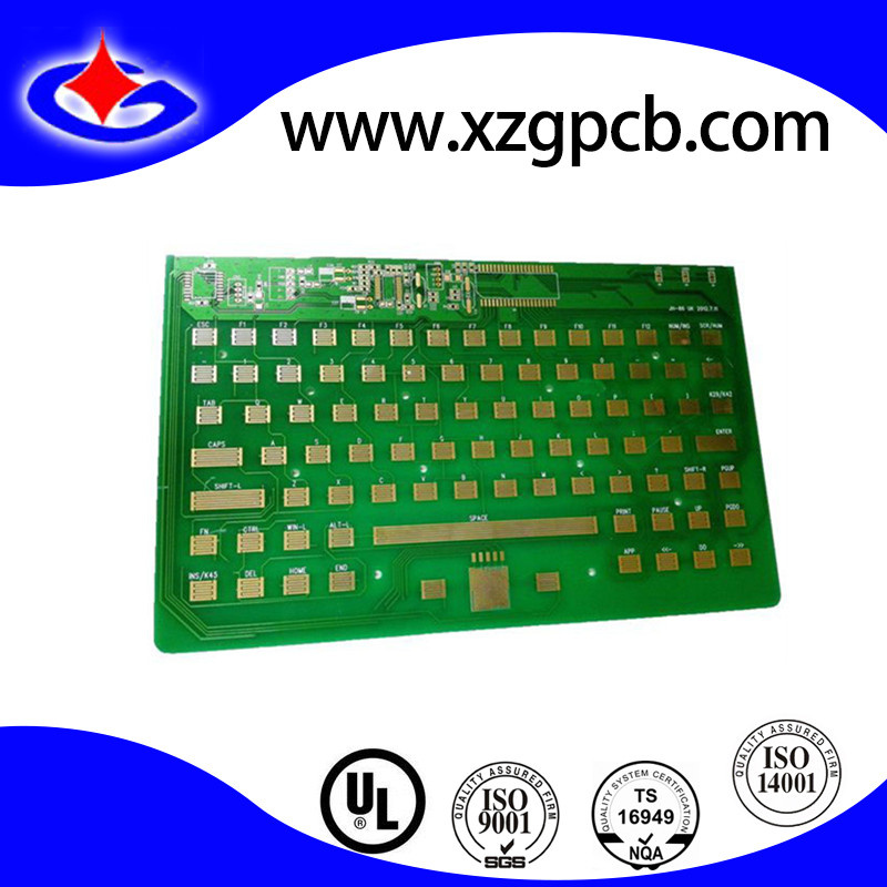 Fr4 Enig 3 Microinch Customized PCB Board for Keyboard