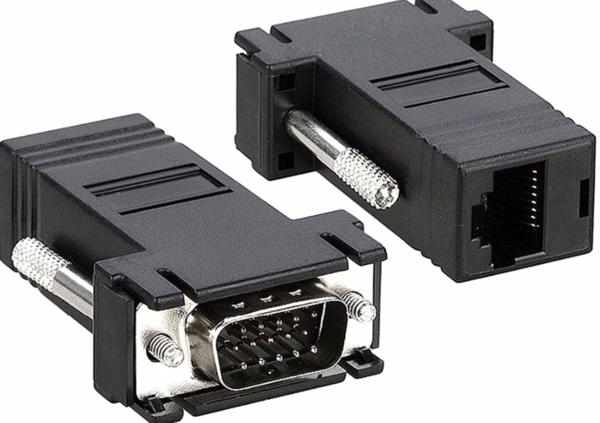 VGA-RJ45 Cat5/6 Cable Extender 20 Meter Distance