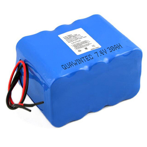 7.4V 3100mAh Li-ion Battery Pack