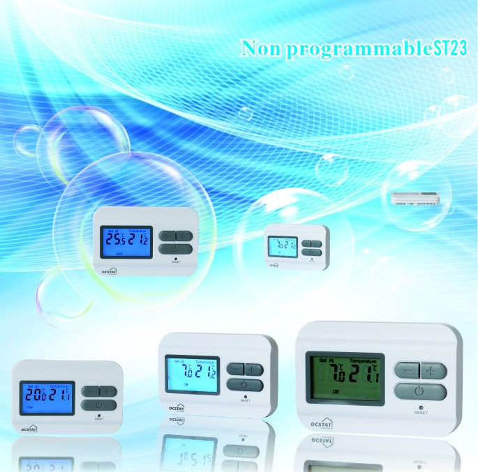 Floor heating thermostat for thermostatic valva