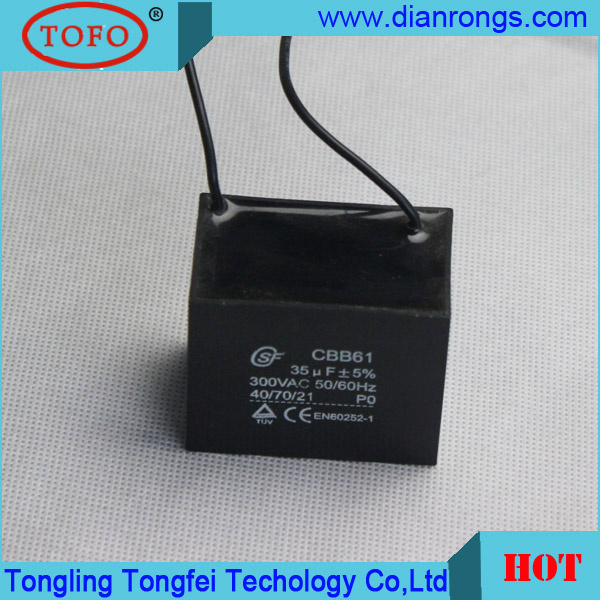 High Quality Mpp Cbb61 300VAC Sk Ceiling Fan Capacitor