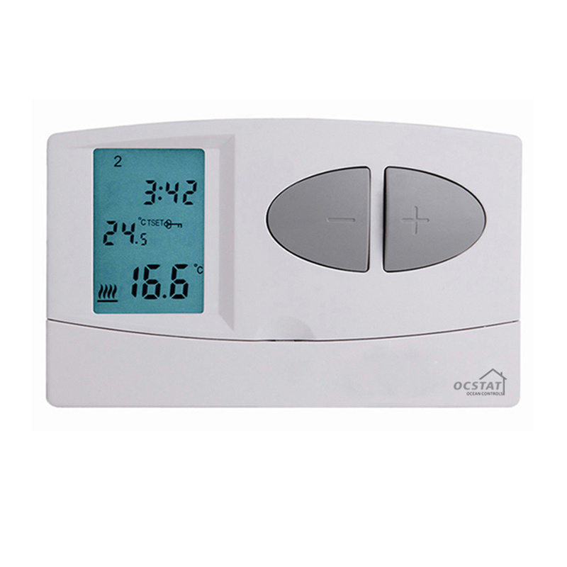 Household Security Wired 7 Day Programmable Thermostat with HVAC System