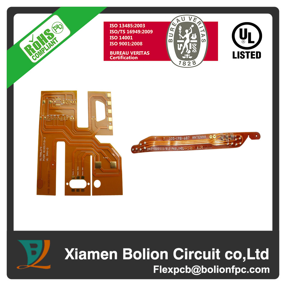 Single Side Flexible Printed Circuit Board UL/ISO14001 /Ts16949