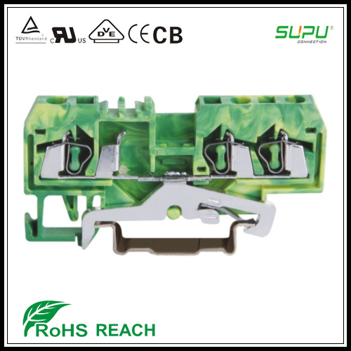 Grounded Feed Through Terminal Blocks