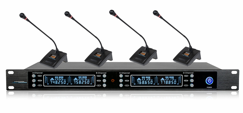 Wireless Conference System GS-648 Receiver with GS-600c Handheld Microphone