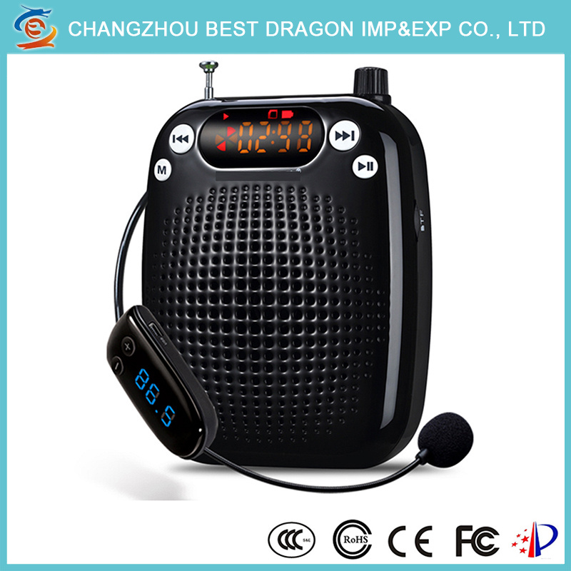 2.4G Wireless Voice Mini Power Amplifier with UHF Wireless Microphone