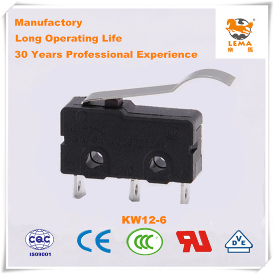 Lema Black Kw12-6 Micro Switch