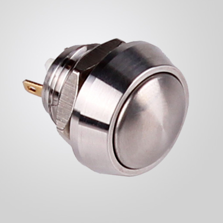 Stainless Steel Pin Terminal Type Push Button Switch