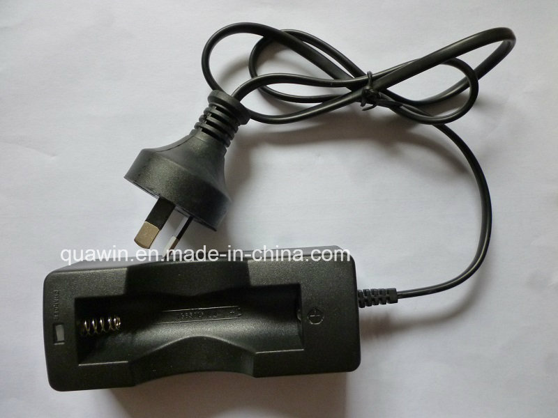 Single 18650 Charger 4.2V 0.5A with Au Plug