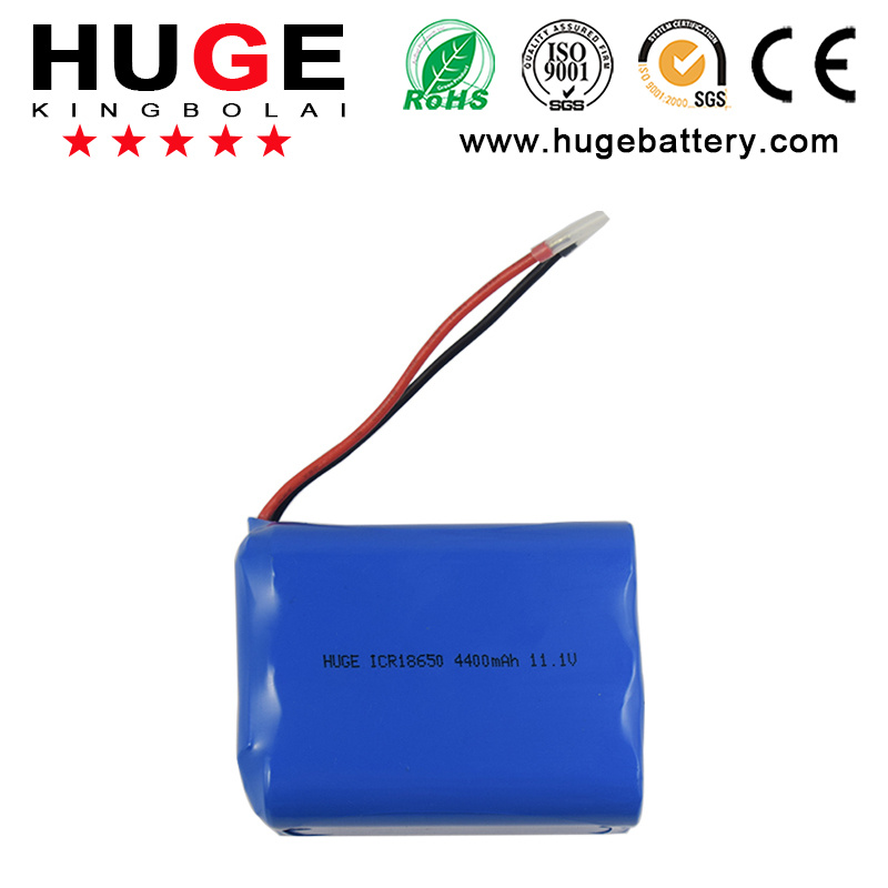 11.1V 4400mAh Rechargeable Lithium Battery ICR18650 (Li-ion battery pack)