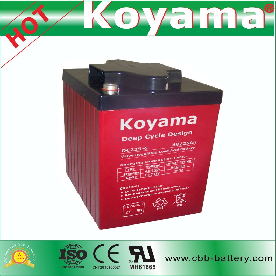 Trojan VRLA 6V Deep Cycle AGM Battery 225ah DC225-6