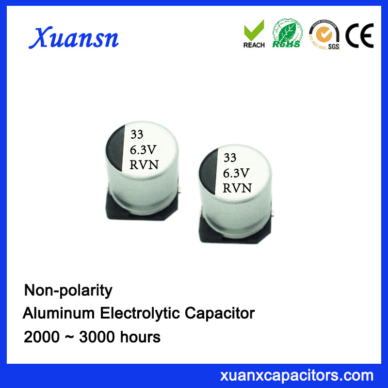 33UF 6.3V Chip Non Polarised Aluminum Electrolytic Capacitor