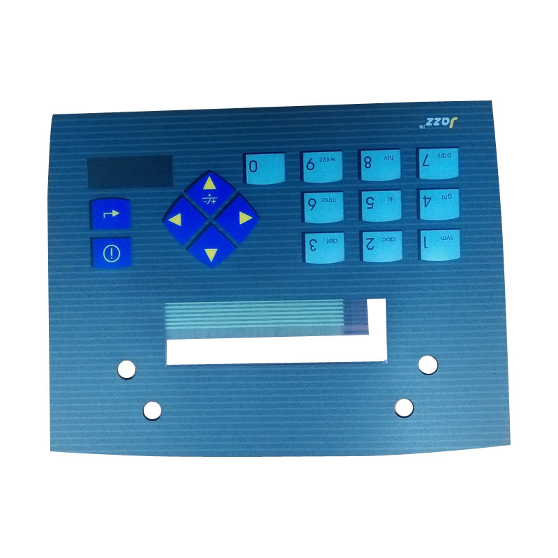 Embossed Circuit Printing CNC Overlay Keyboard Membrane Switch