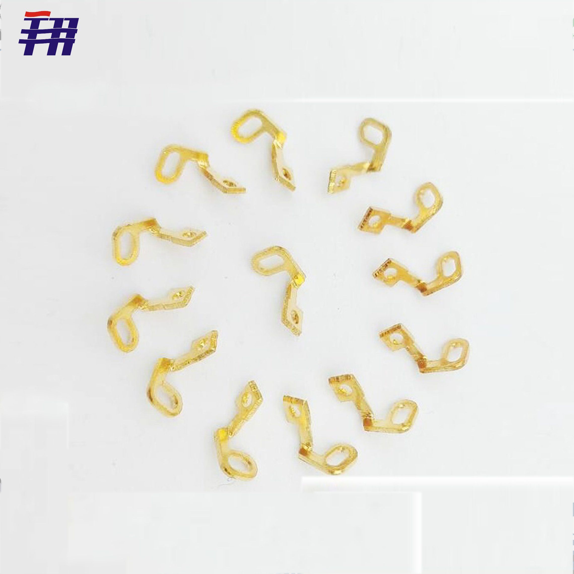 OEM Custom Manufacturing Precise Gold Plated Ring Copper Terminal