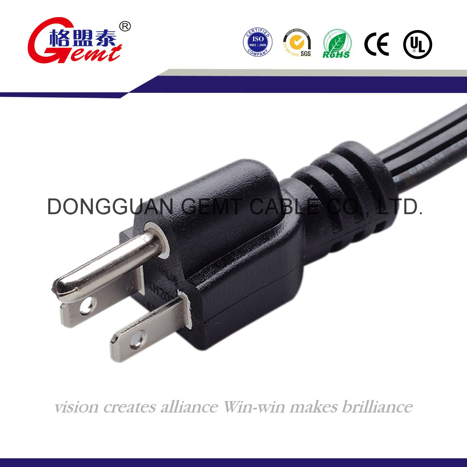 America 3pin AC Power Electrical Crd Cord