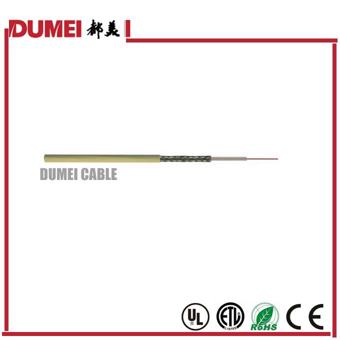 75ohm Syv75-3-1 Single Braiding Coaxial Cable for Communication