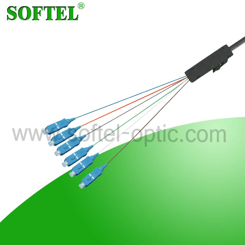 Sc/FC/St 6 Core Ribbon Pigtail