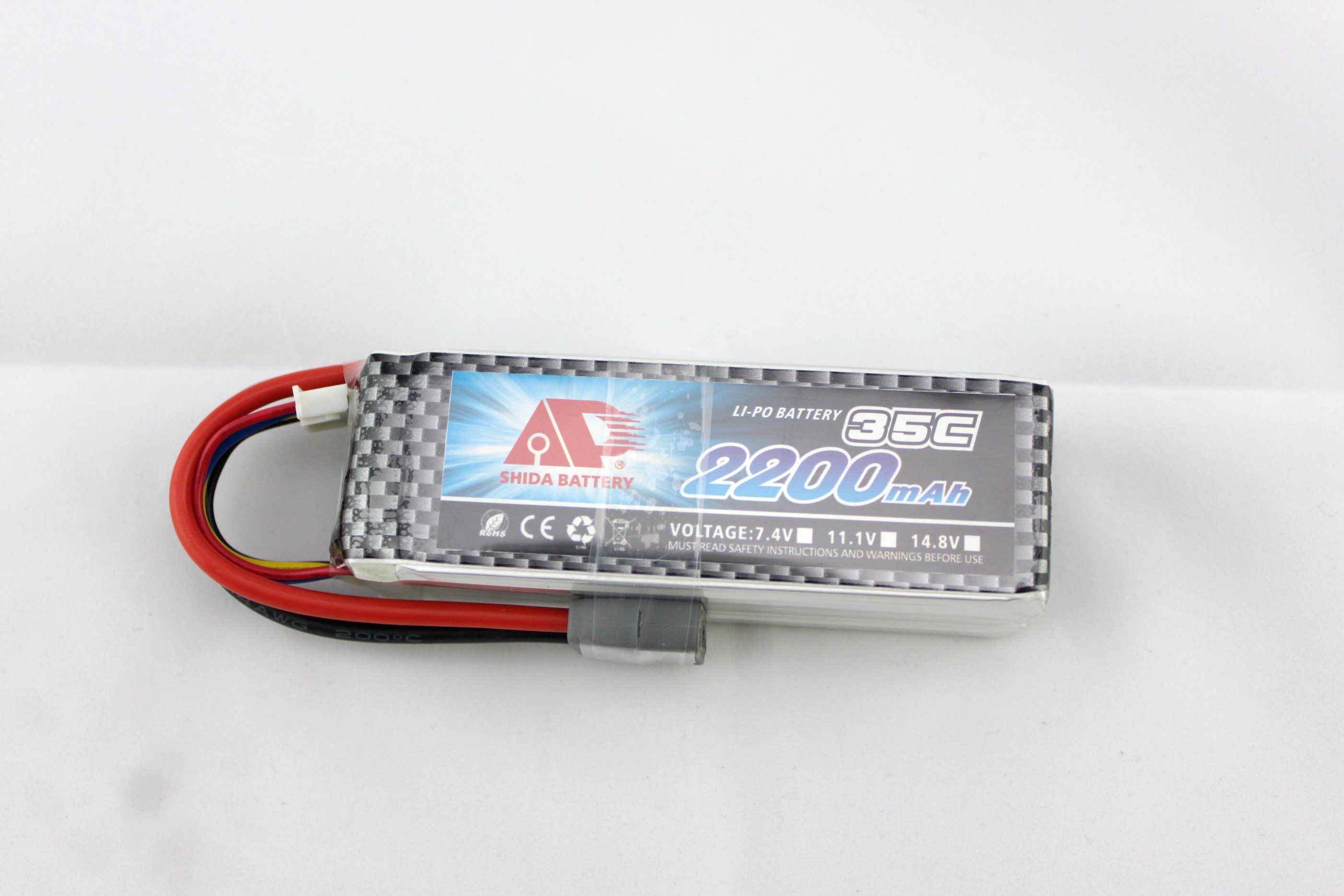 2200mAh 35c 11.1V Lithium Polymer Battery for R/C Plane