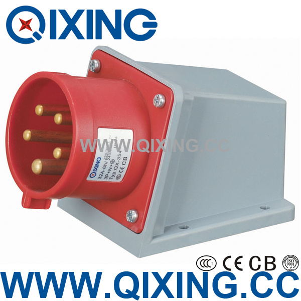 Wall Install Male Plug with CE Certification (QX-354)