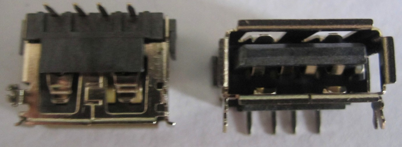 USB a Type Female Short Body DIP, Standard Type USB 2.0 Connectors