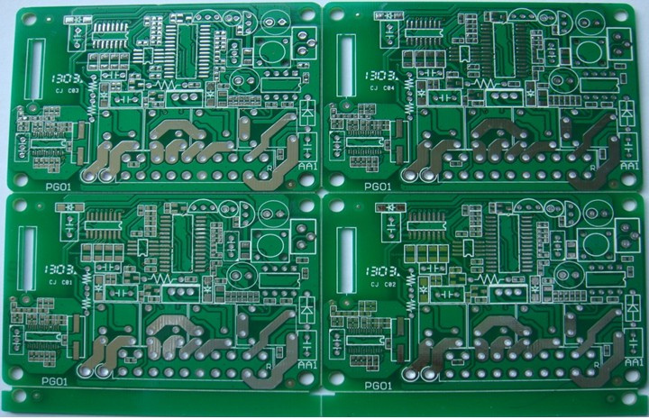 2layer Fr4 Green Auto PCB with Double-Side PCB